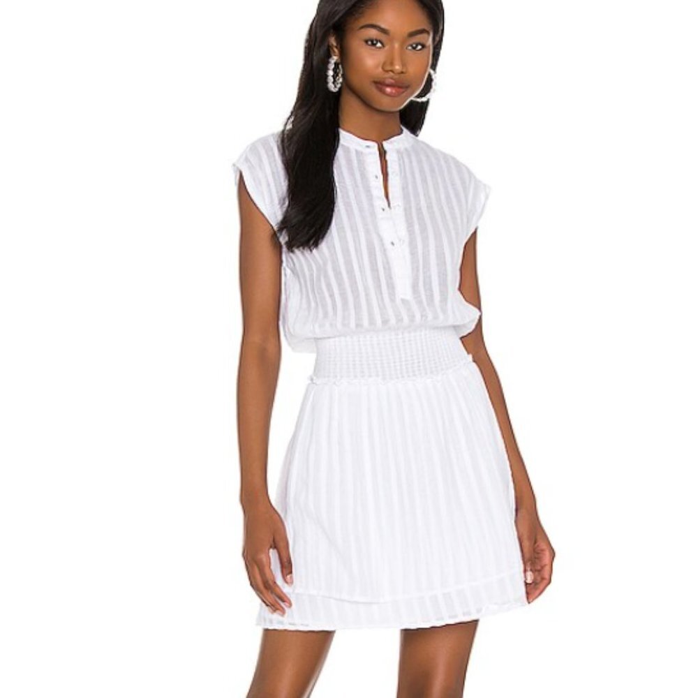 Rails Angelina Dress in white shadow stripe size medium